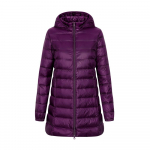 Naiste s&uuml;gistalvine krae kapuutsiga &uuml;hev&auml;rviline t&otilde;mblukk pikk valge sulejope S-7XL XXL