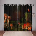 Paks 90% varjuline Loodus Seenemets Unistav roosa pimendav aknakardin Magamistoa Elutoa Vannitoa K&ouml;&ouml;k Ukseesik W50 X H130(CM)X2&Hook