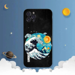 Sea wave telefoni&uuml;mbris iPhone'ile Samsung Galaxy Redmi Xiaomi Oppo OnePlus Note SA 7 8 9 10 11 12 13 14 20 21 22 23 53 54 Pro Max Plus Ultra TPU Soft iPhone 6 or 6S