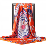 Kvaliteetsed luksuslikud siidist sallid peapael Sallid kaelasall naistele kett siidist sall naiste dekoratiivne sall 90*90cm