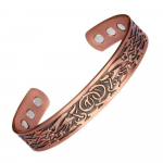 1 tk magnetiline vasest k&auml;ev&otilde;ru Vintage k&auml;ev&otilde;ru s&otilde;rmus vasest k&auml;ev&otilde;ru k&auml;ev&otilde;ru energiak&auml;ev&otilde;ru, suurus reguleeritav Bracelets-1pc
