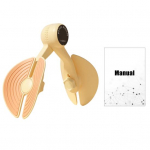 Reie trenaž&ouml;&ouml;r vaagnap&otilde;hja lihaste treener, 4-tasemeline takistuse reguleerimine jala sisemise lihase treenimiseks. Reie treeningvarustus kollane