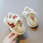 Laste tossud Moodsad puuvillased jalan&otilde;ud v&auml;ikelastele T&uuml;drukutele Poistele Vabaajajalats S&uuml;gistalv paksud soojad spordijalatsid 21 must