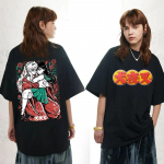 Jaapani anime Inuyasha Sesshoumaru Higurashi Kagome T-s&auml;rk Unisex Naiste T&auml;navamood T-s&auml;rgid Suvised vabaaja puuvillased T-s&auml;rgid 2XL