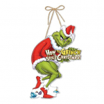 Plekumiskindla p&auml;kapikumustriga j&otilde;uluukse silt, pidulik rippuv silt j&otilde;ulupeo tarvikute jaoks B