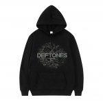 Moodne punk-metal-rokkb&auml;nd Deftones kapuuts, lilleline purskeprintiga dressipluus Unisex naiste vintage vabaaja pullover t&auml;navar&otilde;ivad paarid 2XL
