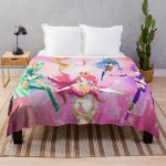 LoliRocki kingitus f&auml;nnidele lolirocki tegelastele Viska tekk dekoratiivdiivani jaoks 75x100cm (30x40inch)