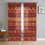 Aafrika India elevandi aknakardinad Elutoa t&uuml;llkardinad K&ouml;&ouml;gisisustus Lastetoa kardinakende hooldus 135W x 183H(cm)