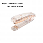 Akr&uuml;&uuml;list l&auml;bipaistev klammerdaja Rose Gold Color Crystal Kirjatarvete Kontorik&ouml;itmine Koolitarbed