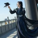 Hiina Song-d&uuml;nastia stiilis Hanfu Black Knighti stiilis žakaarkost&uuml;&uuml;m 2XL must