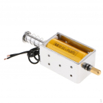 DC 220V 34,5mm Push-Pull t&auml;iturmehhanismi t&uuml;&uuml;p elektromagnetiline solenoid elektriline