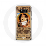 &Uuml;mbris Samsung Galaxy S8 plus One Piece Manga Luffy otsinguplakatile