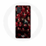 &Uuml;mbris Samsung galaxy A71 La casa de papel plakati jaoks