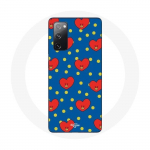 Coque pour Samsung Galaxy S20 FE BTS Bangtan Gar&ccedil;ons BT21 TATA de V Fond Bleu
