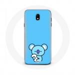 Samsung Galaxy S4 Bangtan BTS BT21 Koya RM sinise taustaga &uuml;mbris