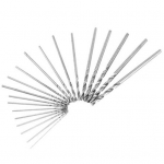 20 tk Mini HSS kiirterasest keerdpuurimisotsaku t&ouml;&ouml;riistakomplekt koos &uuml;mbrisega