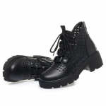 Naiste suvesaapad Kevad naistele poolsaapad Briti stiilis v&otilde;rgust lahedad saapad naistele 39 must