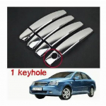 Autoukse k&auml;epideme kattekomplekt Chevrolet Lacetti Optra Daewoo Nubira Suzuki Forenza Holden Viva jaoks Kleebis Kroom V&auml;lisosa Autokujundus 1 KEYHOLE HANDLE