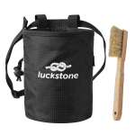 &Otilde;ues matkamiseks m&otilde;eldud ronimiskott koos reguleeritava v&ouml;&ouml;rihma ja harjaga kaljuronimiseks must