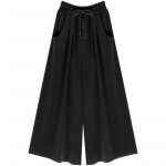 Naiste elastse v&ouml;&ouml;koha laia s&auml;&auml;rega p&uuml;ksid &scaron;ikid &uuml;hev&auml;rvilised sirged taskutega p&uuml;ksid vabaaja p&uuml;ksid k&otilde;rge v&ouml;&ouml;kohaga p&uuml;ksid kontorip&uuml;ksid M