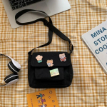 Armas l&otilde;uendist v&auml;ike kott Naistele Harajuku diagonaalkott Metsikute tudengit&uuml;drukute &otilde;lakottide kotid naistele valge