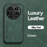 KEYSION Luksuslik nahast &uuml;mbris Xiaomi 14 Ultra 5G pehme silikoon + arvuti p&otilde;rutuskindel telefoni tagakaas Xiaomi 14 Ultra Mi 14 5G jaoks for Xiaomi 14 sinine