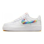 Nike Air Force 1 Low GS V&auml;rvilise Paela ja Swooshiga Laste Tossud Valge Mitmev&auml;rviline Terra-Blush FQ4948-100 36