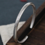 Zuyin 999 Vintage Lehe Avanev Sulg &Uuml;mar K&otilde;ht H&otilde;be K&auml;ev&otilde;ru Personaliseeritud Puhas H&otilde;be Ehted S&otilde;branna S&uuml;nnip&auml;evakingiks Adjustable size