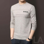 Meeste villane sviiter, kevad-s&uuml;gis 2021 &otilde;huke &uuml;mara kaelusega meeste kampsun, sviiter XXXXL