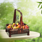 Bambusest korvikandik Puuviljade talumaja sisustus S&auml;ilitamine K&ouml;&ouml;giviljad Serveerimine hotellis Coffee