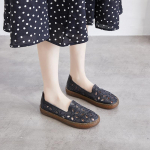 Suvised naiste mokassiinid, nahast jalatsid, mugavad s&otilde;iduautod, vabaaja jalan&otilde;ud ja espadrillid t&uuml;drukutele EU:35 must