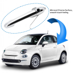 Auto ukse kroomitud k&auml;epide Fiat 500 2012-2018 jaoks OE:735485875 68069943AC Kroomitud Vasakpoolne Juhipoolne Auto Uksek&auml;epide