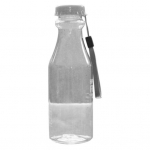 550 ml veepudeli &otilde;llekorgi disain, suure mahutavusega plastikust spordivee joogitops v&auml;litingimustes valge