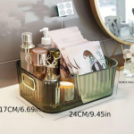 Kodu S&auml;ilitust&ouml;&ouml;riistad Kosmeetikatoodete hoiukarp PET-kosmeetikakarp Kvaliteetne sorteerimiskorv valge