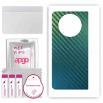 apgo Protective Skin Sticker for the back compatible with Tecno Phantom V Fold, Wrap Film, Foil, Vinyl - Pattern Carbon Chameleon CAKA1