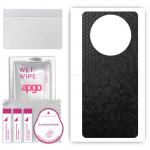 apgo Protective Skin Sticker for the back compatible with Honor X9 4G, Wrap Film, Foil, Vinyl - Pattern Black Honeycomb