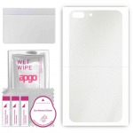 apgo Protective Skin Sticker for the back compatible with Kruger&Matz Live 5, Wrap Film, Foil, Vinyl - Pattern Matte Transparent