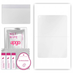 apgo Ultra Clear Protective Skin Sticker for the back compatible with Apple iPad 2 Wi-Fi + 3G, Wrap Film, Hydrogel Film, Flexible, Soft TPU with posit