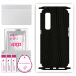 apgo Protective Skin Sticker for the back+sides compatible with Oppo Find X2 Pro, Full Wrap Film, Foil, Vinyl - Pattern Matrix