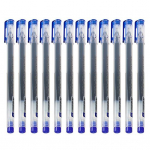 12 tk Geeli tindipliiats, 0,38 mm &otilde;pilaste kirjatarvete kontori DIY visandite kirjutamise t&ouml;&ouml;riist 12pcs sinine