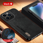 &Uuml;li&otilde;huke &auml;riline j&auml;&auml;tunud PU-nahast tagakaanega telefoni&uuml;mbris iPhone'i jaoks Samsung Xiaomi Redmi Huwei Honor OPPO VIVO Goolge autosse paigaldatav magnetimeja OPPO Realme C51/C53 must