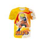 Poiste Jaapani T-s&auml;rk Anime maskott Uzumaki Naruto Kakashi Laste T-s&auml;rk Laste 3D Prindiga l&uuml;hikeste varrukatega r&otilde;ivad 6XL