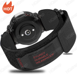 Nailonist aasrihm Huami Amazfit T-rex 2 Ultra jaoks, kellarihm Amazfit T-rex Pro T Rex Tyrannosaurus nutikellale, spordik&auml;ev&otilde;ru T-Rex or T-Rex Pro must