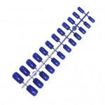 24 tk/leht k&uuml;&uuml;nekunsti plaastrid T&auml;iskaanega DIY disain korduvkasutatavad k&uuml;&uuml;nelaki kunstlikud otsikud 15