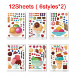 Tee muffinikleebislehti lastele Magus Loo oma muffin Ise Puzzleseikleebised Laste s&uuml;nnip&auml;evakingitused Peokleebised M