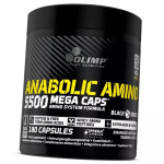 Aminohapete kompleks lihaste kasvu jaoks, Anabolic Amino 5500, Olimp Nutrition (27283006) 180caps