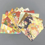 15cm 48tk K&auml;sitsi valmistatud paberist origami antiiktr&uuml;ki tootmine armastuspaberi kraanad erimaterjalid ruudumustrid kokkuvolditavad lilled