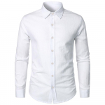 Puuvillasegu linane s&auml;rk meestele, slim fit &uuml;laosa, pikkade varrukatega &auml;ris&auml;rk, kevad-s&uuml;gis, vabaaja, pidulik meeste s&auml;rk S