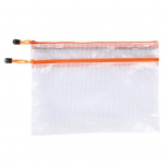 A4 l&auml;bipaistev kirjatarvete kott Kahekihiline kaasaskantav t&otilde;mblukk, suur veekindel eksamipaber Dokumendifailide korraldaja kott Kooli&otilde;pilaste tarvikud A4 oranž