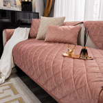 Diivanikate &Scaron;enill Ruuduline Libisemiskindel M&ouml;&ouml;blikaitse Diivanikate S&uuml;gis Talv Pehme Diivanikate Hollandi Samet Diivanipadi 30x50cm pillowcase roosa
